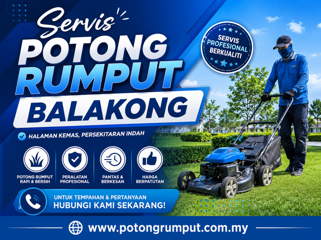 potong rumput balakong