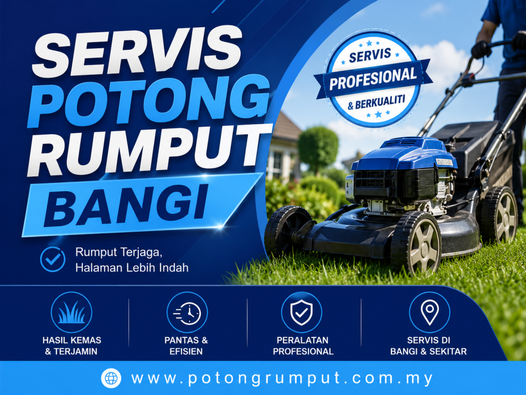 potong rumput bangi