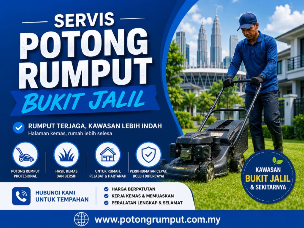 potong rumput bukit jalil
