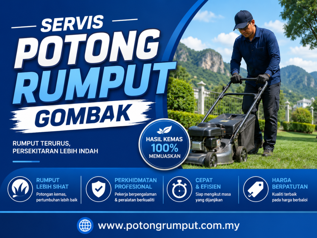 potong rumput gombak