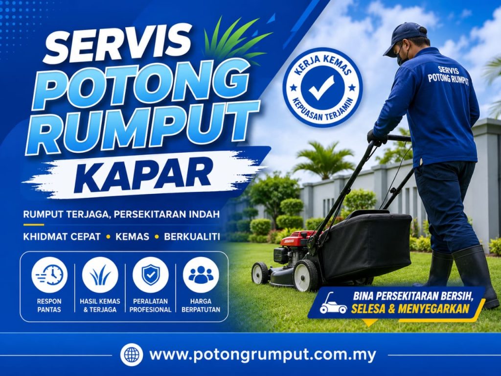 potong rumput kapar