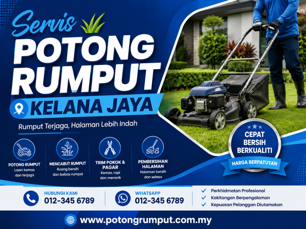 potong rumput kelana jaya