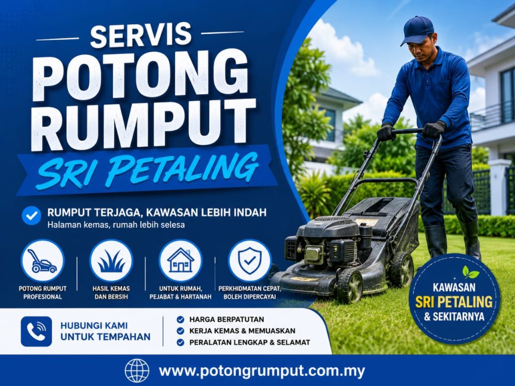 potong rumput sri petaling