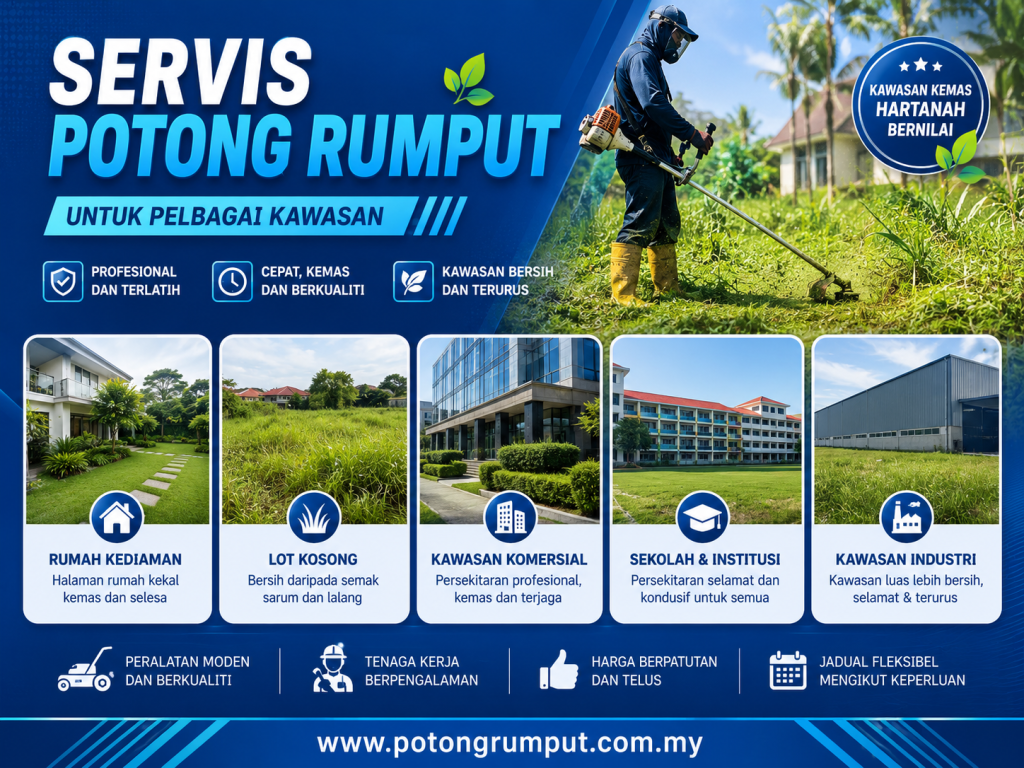 servis potong rumput
